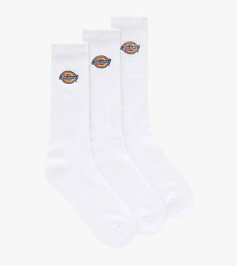 valley grove embroidered sock white