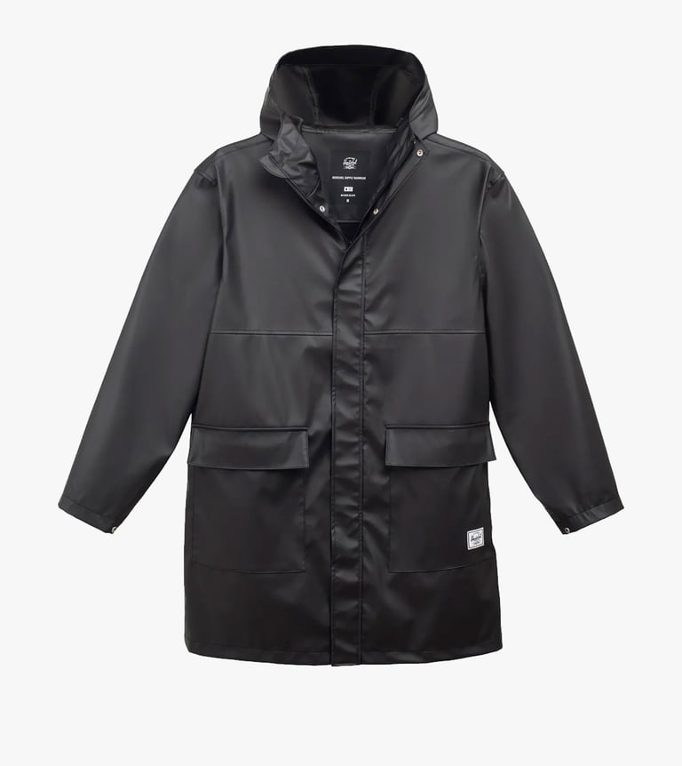long classic rain jacket men´s