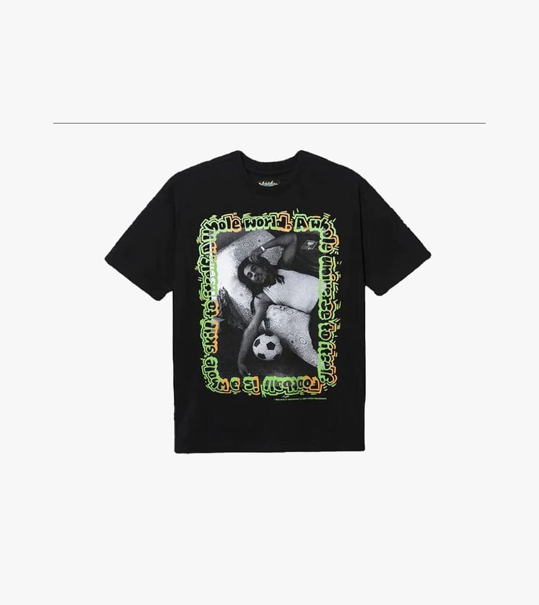 bob marley soccer t-shirt