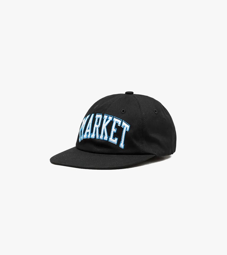 offset arc 6 panel hat