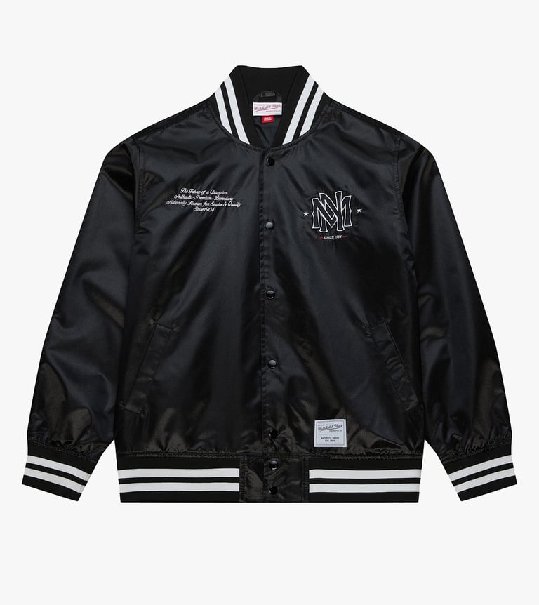 branded 1904 satin jacket