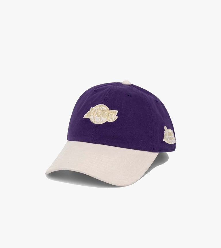 nba fashion suede strapback lakers