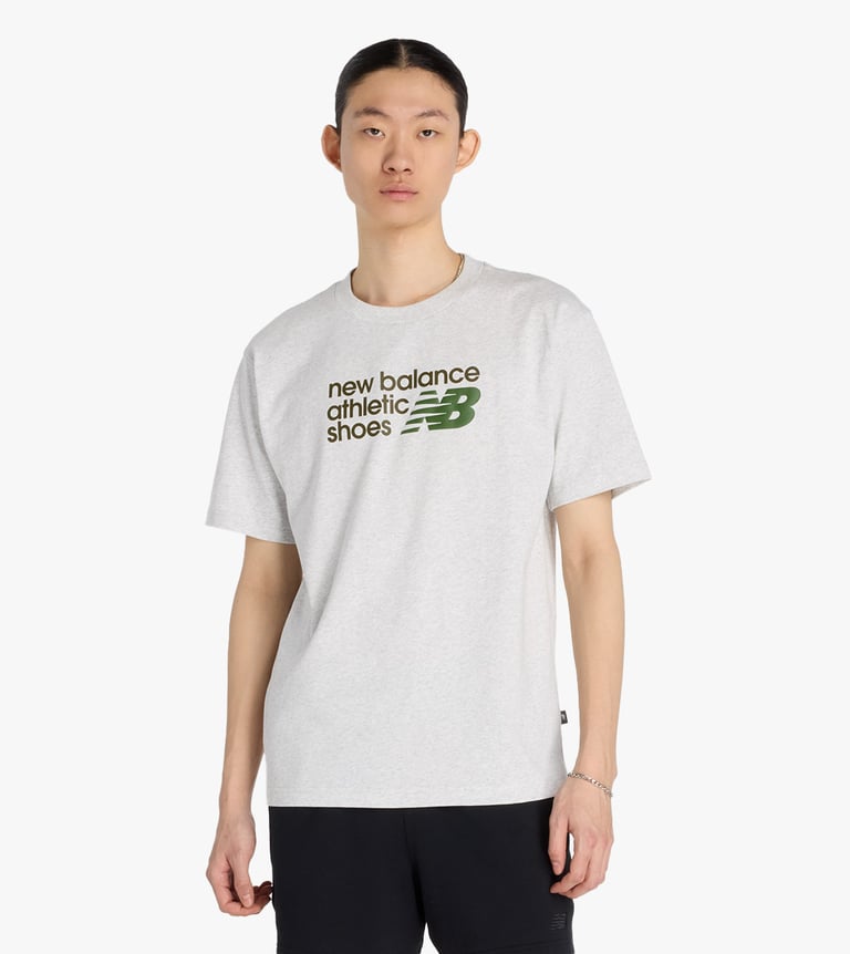 athletics relaxed premium chest logo t-shirt