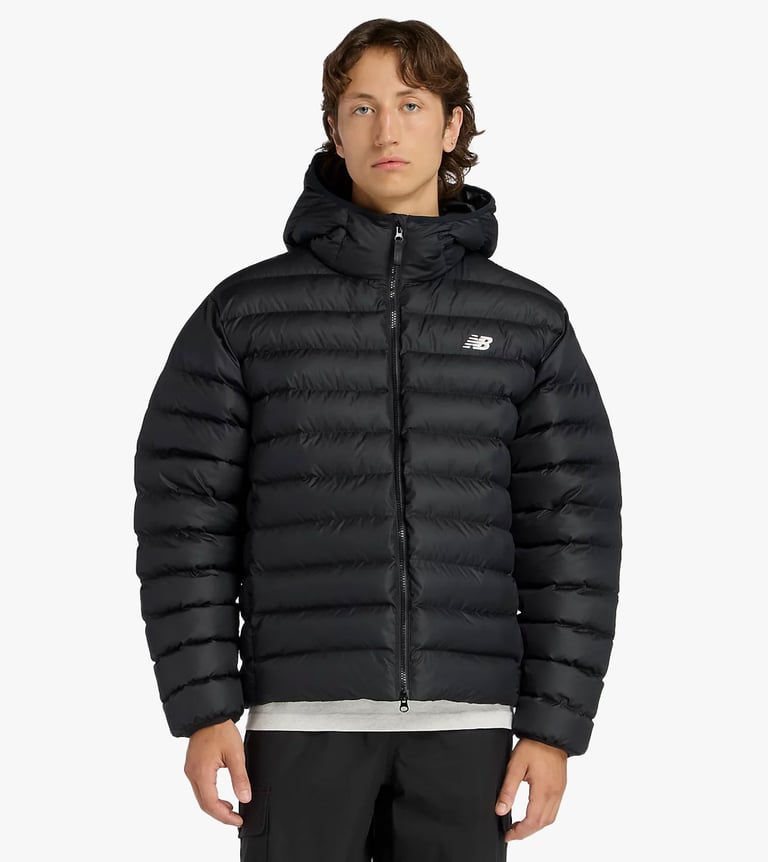 hooded puffer jacket