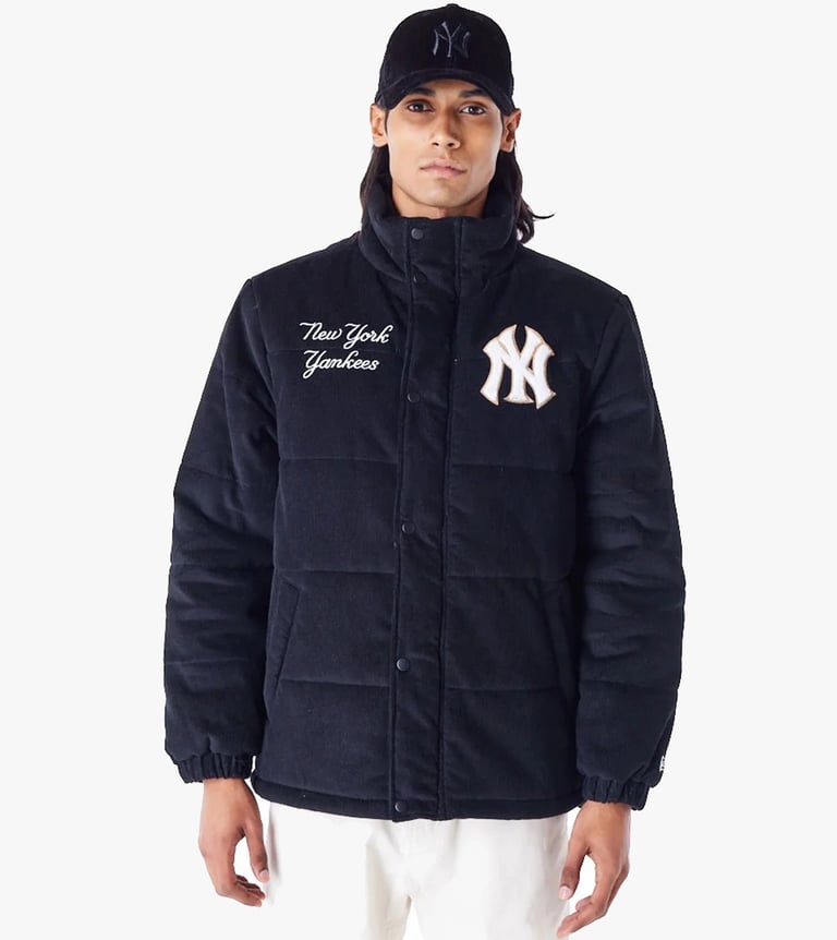 mlb cord puffer yankees
