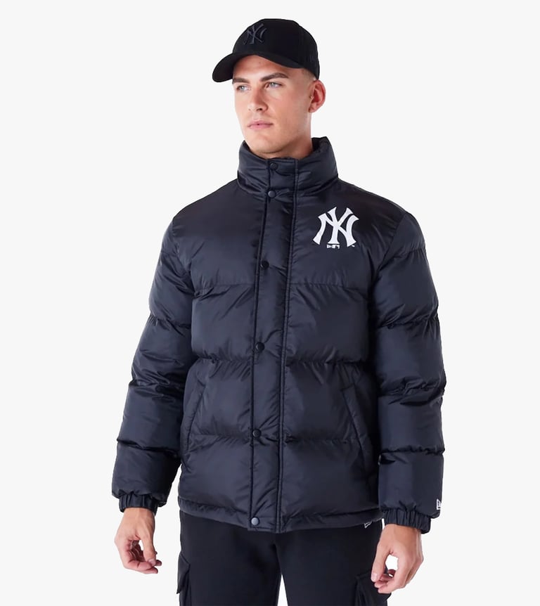 mlb nylon puffer yankees