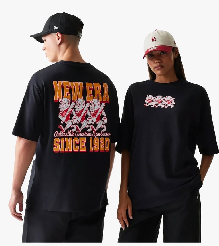 new era character graphic os tee