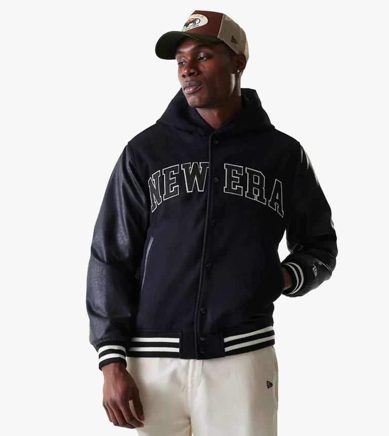 new era hooded vrsty jckt