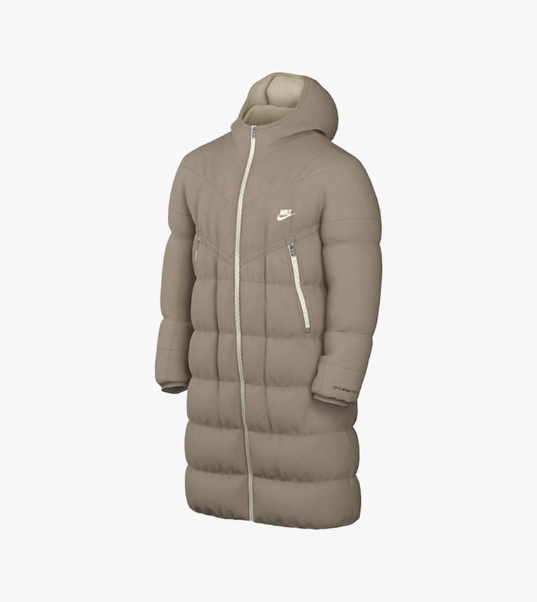 m nk sf wr pl-fld hd parka