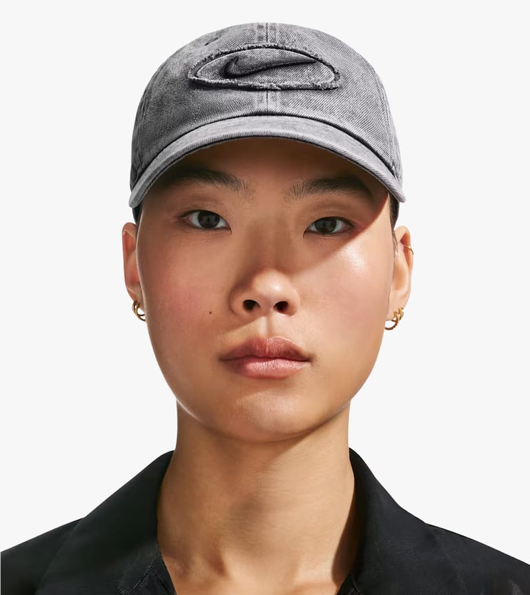 u nk club cap u cb denim patch