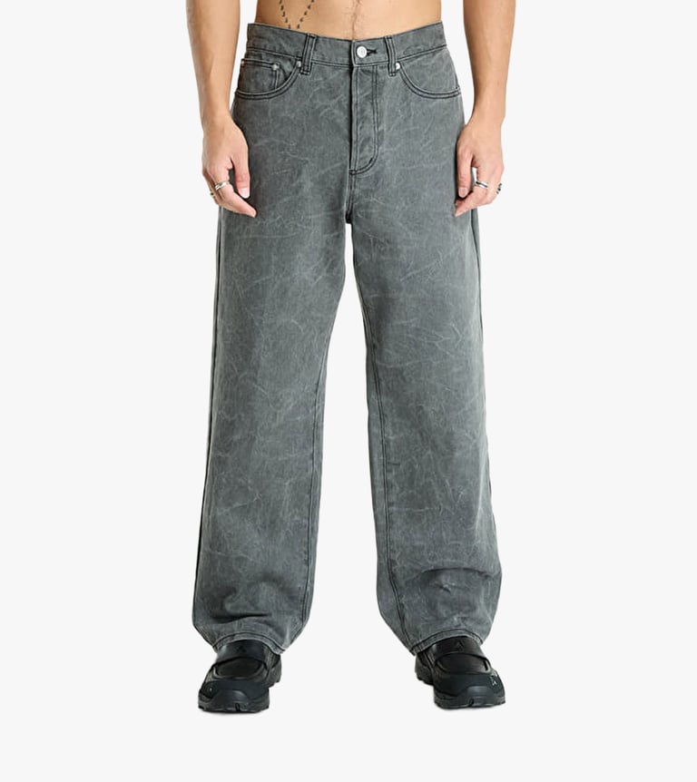 classic wrinkle baggy denim