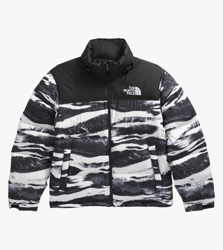 m 1996 retro nuptse jacket -print