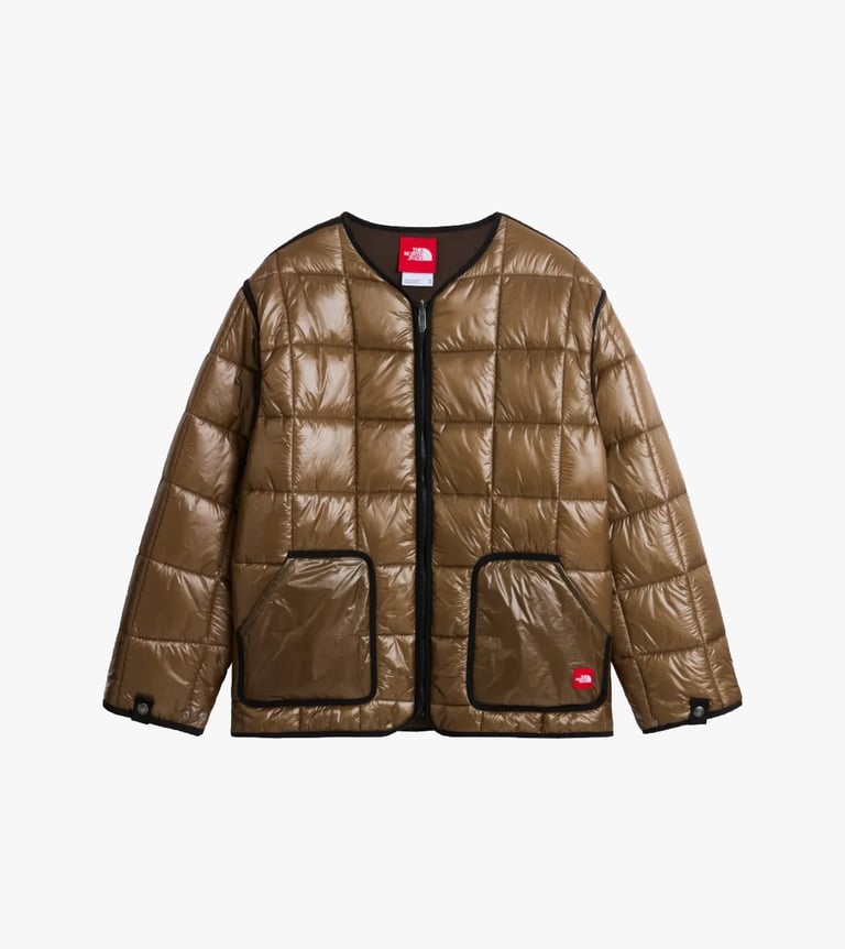 m tnf red box liner jacket