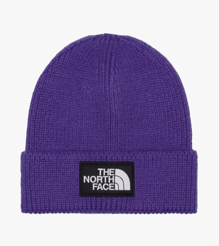 tnf logo box cuffed beanie