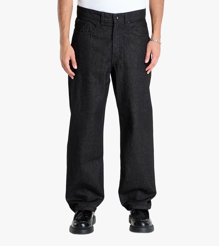 check-5 loose denim pant
