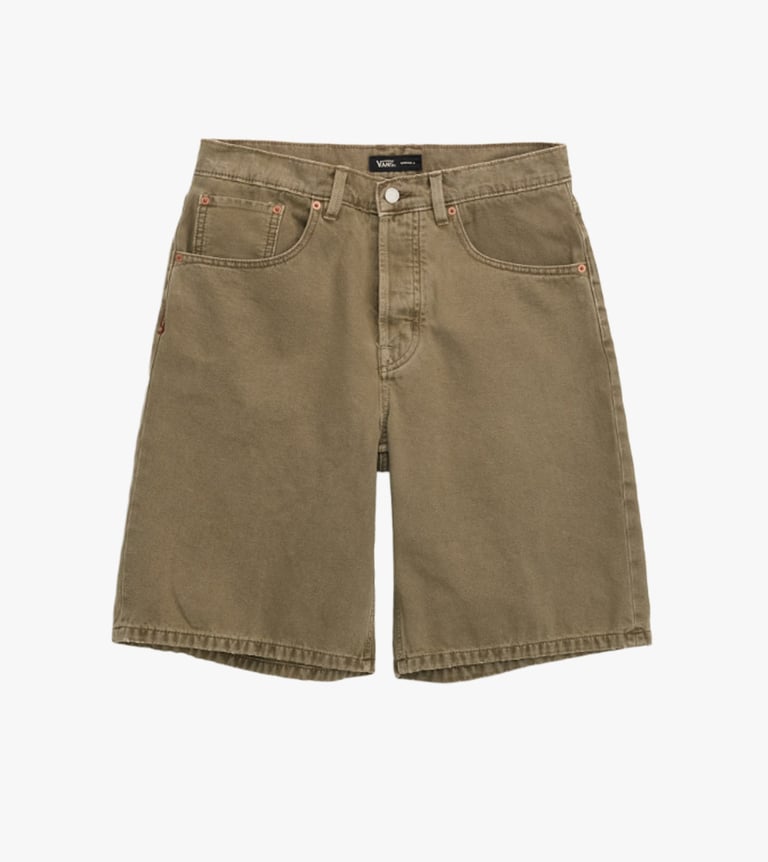 lx check-5 baggy denim short
