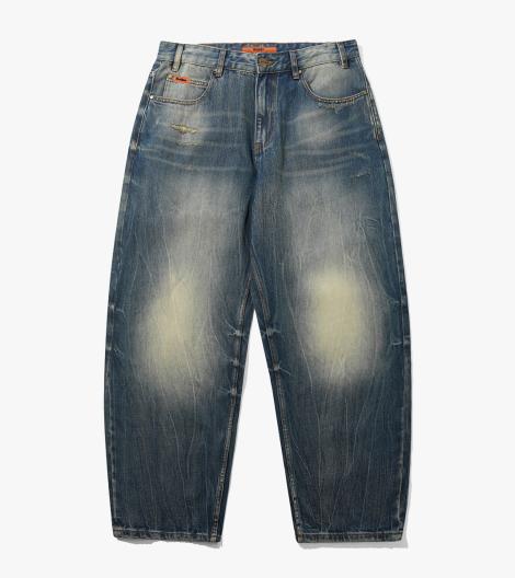Blått Baggy denim jeans