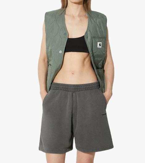 Svart Duster script sweat short