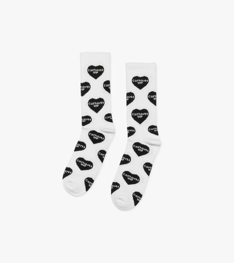 Valkoinen HEART LOGO SOCKS