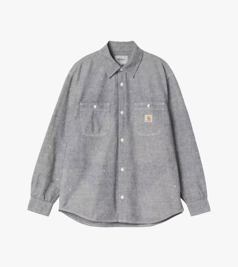 Svart L/s painter shirt