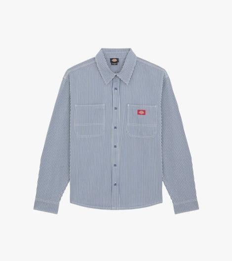 Sininen HICKORY WORK SHIRT LS