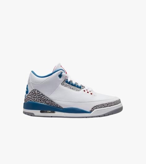 Vitt Air jordan 3 retro og