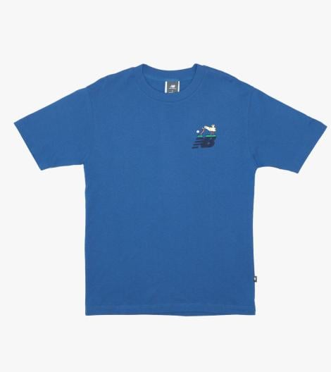 Mėlyna Athletics relaxed golf cartoon t-shirt