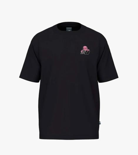 Juoda New balance x face oka sport t-shirt