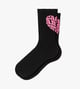 Juoda Heartbreaker socks