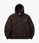 Brown HOODED PAINTER JACKET