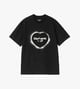 Svart W´ s/s spray heart t-shirt