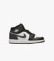 Black AIR JORDAN 1 MID GS